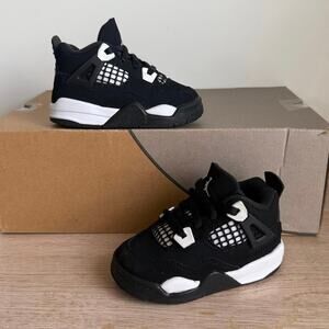 Nike Air Jordan 4 Retro ‘White Thunder’ Toddler Sneakers - SZ 6 C